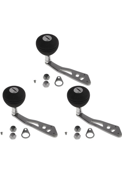 3 Adet Evrensel Balık Tutma Makarası Sapı, Sol / Sağ Elle Değiştirilebilir fiyatları