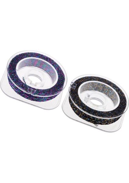 2x Kılavuz Sarma Ipliği Çubuk Binası ve Siyah Için Güçlü Naylon (Yurt Dışından)