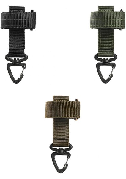 Pack-3 Dayanıklı Molle Kayış Halat Askı Asma Iş Eldivenleri (Yurt Dışından)