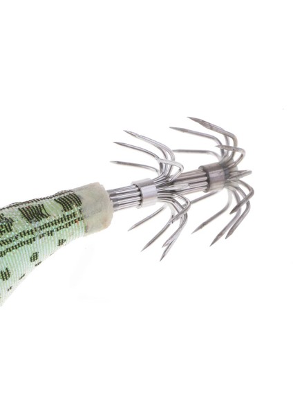 6x Squid Jig Tuzlu Su Aydınlık Mürekkep Balığı Fishhook modelleri