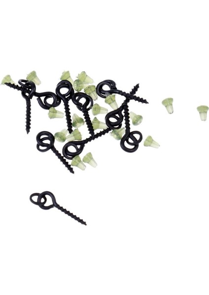 40X Yeşil Kanca Durdurur Boncuklar Sazan Balıkçılık Mücadele Teçhizatları ve 20 Adet Vidalar (Yurt Dışından) fiyatları