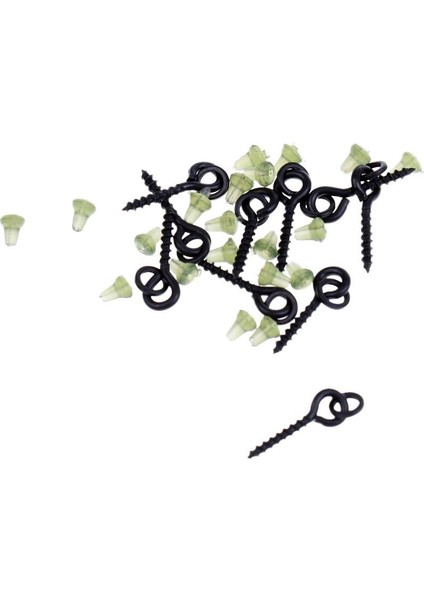 40X Yeşil Kanca Durdurur Boncuklar Sazan Balıkçılık Mücadele Teçhizatları ve 20 Adet Vidalar (Yurt Dışından) modelleri