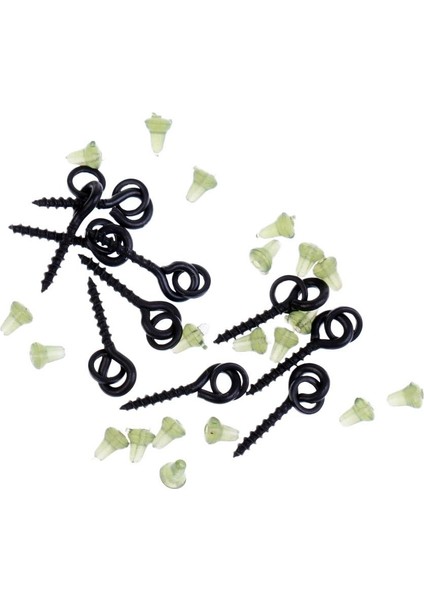 40X Yeşil Kanca Durdurur Boncuklar Sazan Balıkçılık Mücadele Teçhizatları ve 20 Adet Vidalar (Yurt Dışından) indirimleri