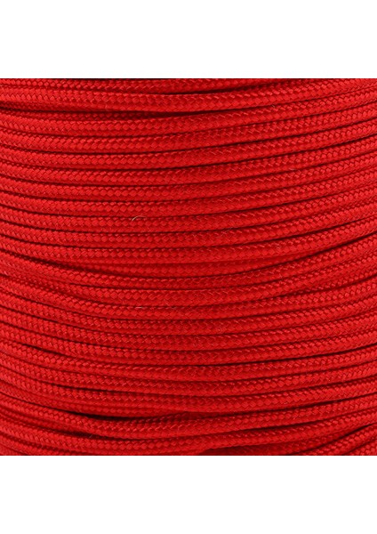 2mm 50M Naylon Guyline Gölgelik Çadır Ipi Adam Hattı Yürüyüş Kamp Kordon Paracord Kırmızı (Yurt Dışından)
