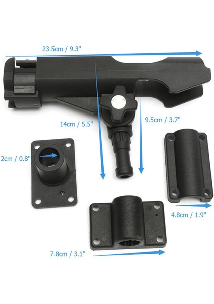 2 Adet Ayarlanabilir Kenarlar Demiryolu Montajı Kayık Tekne Balıkçılık Direkleri Çubuk Tutucu (Yurt Dışından) indirimleri