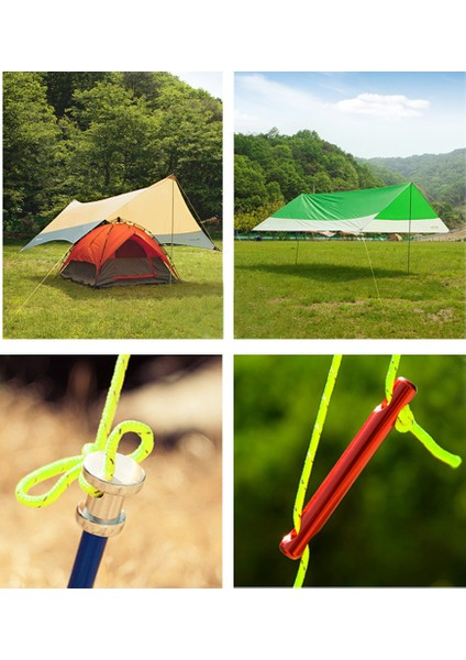 4mm 50M Yansıtıcı Kamp Tente Kablosu Çadır Reel Roll Guy Hats Hattı (Yurt Dışından)