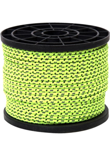 4mm 50M Yansıtıcı Kamp Tente Kablosu Çadır Reel Roll Guy Hats Hattı (Yurt Dışından)
