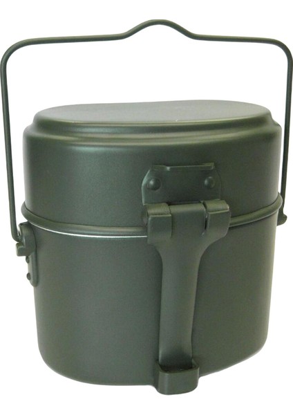 Taşınabilir Öğle Yemeği Kutusu Pot ve Tava Set Karmaşa Teneke Alüminyum Kamp Piknik (Yurt Dışından)