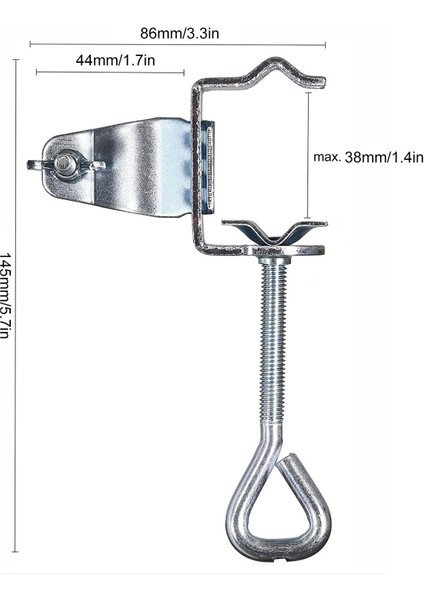 Parasol Tutucu Klipsi Balkon Güverte Için Balıkçı Şemsiye Montaj Kelepçesi (Yurt Dışından) indirimleri