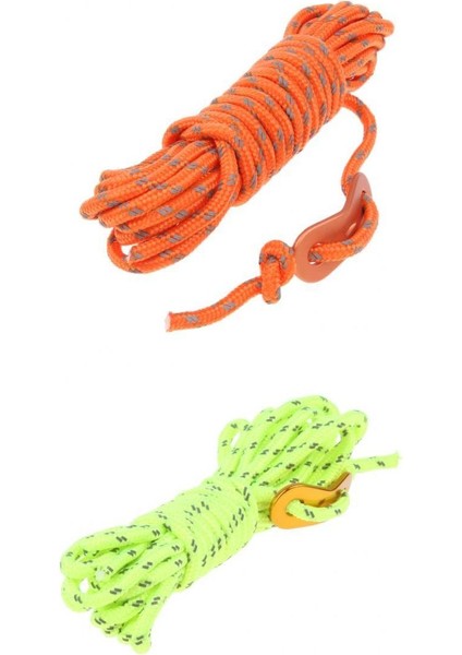 2x 4m Yansıtıcı Muşamba Çadır Ipi Adam Hat Kablosu Açık Kamp Yürüyüşü Dayanıklı (Yurt Dışından)