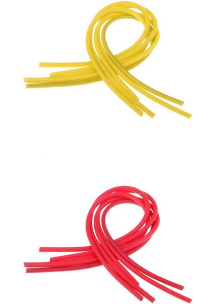 10PCS 38.5cm Silikon Sazan Balıkçılık Tüpleri Saç Tesilleri Dıy Tackle Yüksek Elastikiyet Kolları (Yurt Dışından)