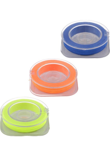 3pcs Balıkçılık Çubuk Kılavuzu Sarma Hattı Sarı/ Turuncu/ Mavi/ Çubuk Bina Sarma Ipliği (Yurt Dışından)