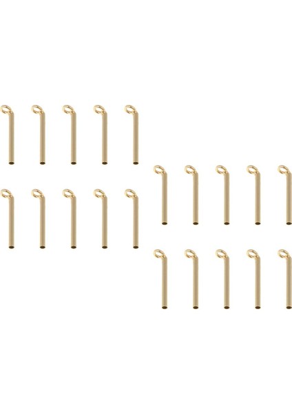 20PCS Paslanmaz Çelik Balıkçılık Çubuk Kılavuzları Üst Çubuk Onarım Kiti 1.1mm, 1.2mm (Yurt Dışından)