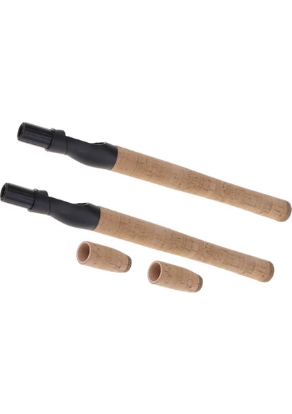 2 Set Cork Balık Çubuk Terap Kiti Makarası Koltuk Dıy Çubuk Onarım Parçaları (Yurt Dışından)