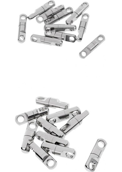 20PCS Metal Yuvarlanma Namlu Balıkçı Silindirik Çizgi Konnektörü Balıkçılık Aracı (Yurt Dışından)
