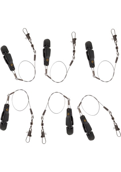 6pcs Offshore Balıkçılık Planer Board Için Ayarlanabilir Snap Serbest Bırakma Klibi, Ağırlıklar (Yurt Dışından)