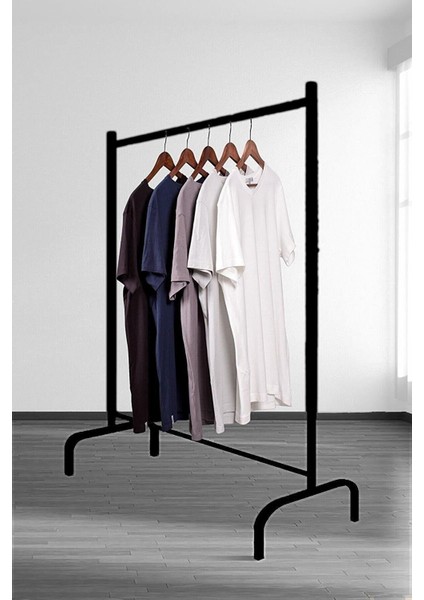 Mobigoom Ayaklı Askılık Konfeksiyon Askısı Metal Konfeksiyon Elbise Askılığı Eşek Askılık