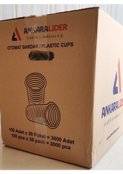 Ankara Lider Pet Bardak 180 cc 3000 Adet