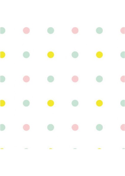 Adakids Adawall Adakids 8940-1 Renkli Puanlı Duvar Kağıdı 10,60 M²