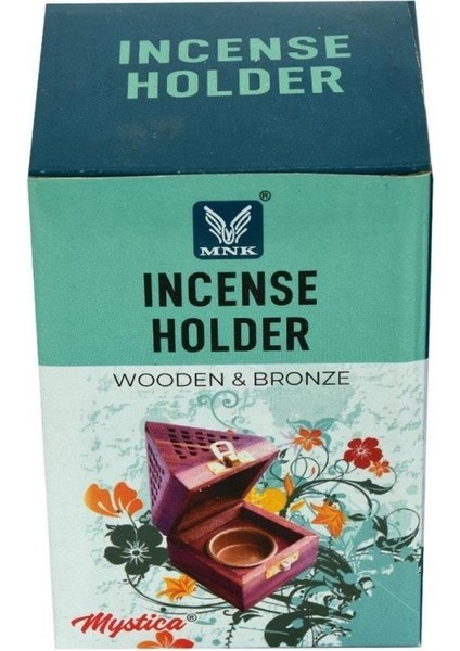 Mnk Ahşap Piramit Tütsülük Konik Tütsü Yakma Kutusu Küçük 14CM indirimleri