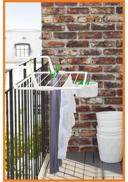 Alony Home Antonius Askılık 77 cm Çelik Beyaz fiyatları