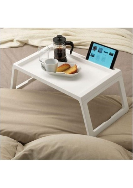Deneme Zamanı Ikea Klıpsk Yatak Tepsisi Beyaz