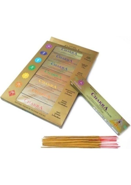 Keskin Hediyelik 7li Paket Naturel Chakra Çakra Tütsü Agarbathi Koku Seti fiyatları
