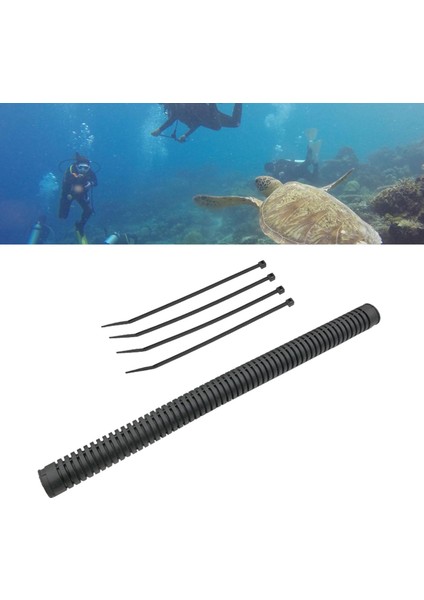 Dalış 14 "-19 '' Bc Bc Hava Yolu Oluklu Şişman Hortum Boru Dirsek Konektör Ceket Bcd 14 Inç (Yurt Dışından)