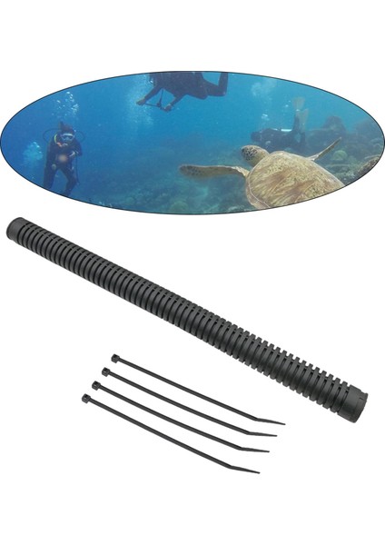 Dalış 14 "-19 '' Bc Bc Hava Yolu Oluklu Şişman Hortum Boru Dirsek Konektör Ceket Bcd 14 Inç (Yurt Dışından)
