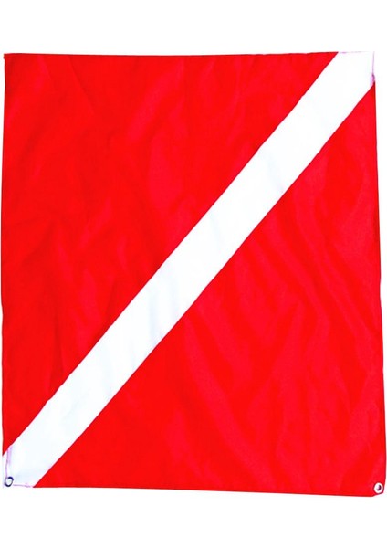 Sualtı Dalış Şnorkelli Dalış Ücretsiz Dalış Bayrağı Kırmızı Beyaz Güvenlik Bayrağı 20X24 50X60CM Açıklandığı Gibi (Yurt Dışından)