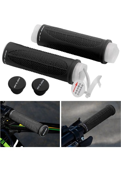 Mtb Bisiklet Bisiklet Gidon Kabulleri Silikon Fit 22.2mm Siyah (Yurt Dışından)