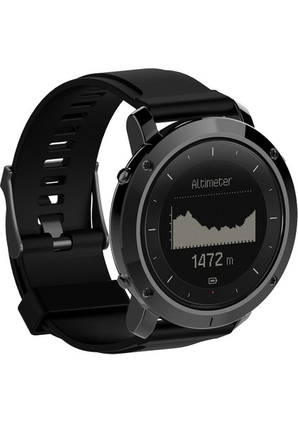 Suunto Black Için Yedek Sport Watch Bilek Bandı ve Metal Toka (Yurt Dışından)