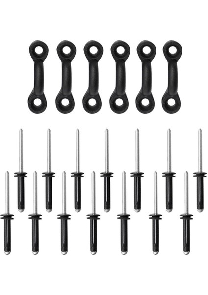 6pcs Naylon Kayak Kano Teknesi Naylon Gözleri 12 Pcs Rıvets (Yurt Dışından)