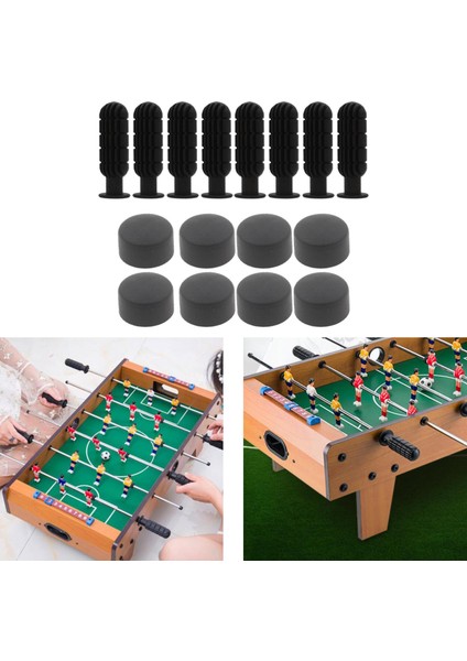 8 Çift Dayanıklı Foosball Saplama Yedek Aksesuar Parçaları, Masa (Yurt Dışından)