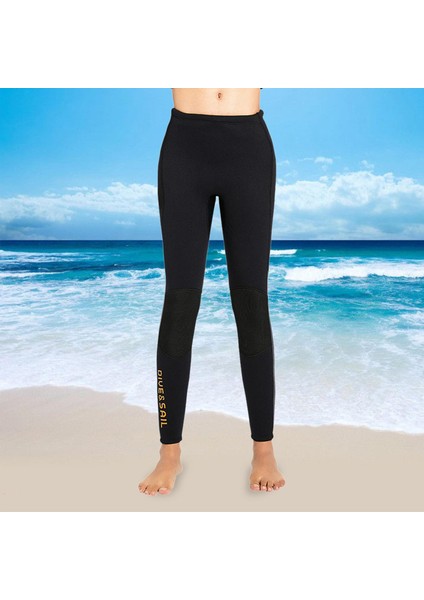 Dalış Wetsuit Pantolon Sörf Pantolon Yelken Balıkçı Pantolon Spor Kadın Siyah Xl (Yurt Dışından) modelleri
