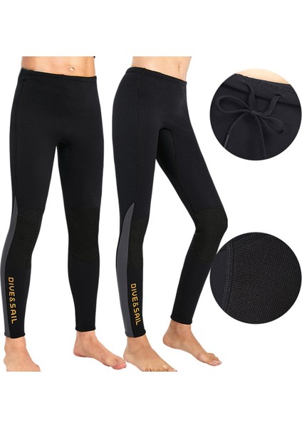 Dalış Wetsuit Pantolon Sörf Pantolon Yelken Balıkçı Pantolon Spor Kadın Siyah Xl (Yurt Dışından) fırsatları