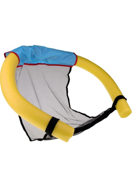 Yüzen Havuz Erişte Örgü Şamandıra Sandalyesi Yüzme Koltuk Su Oyuncakları Sarı (Yurt Dışından)