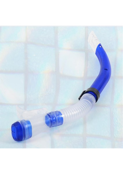 Üç Yollu Valf Yarı Kuru Dalış Şnorkel Solunum Tüpü Tüplü Mızrak Balığı Mavisi (Yurt Dışından) modelleri
