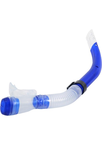 Üç Yollu Valf Yarı Kuru Dalış Şnorkel Solunum Tüpü Tüplü Mızrak Balığı Mavisi (Yurt Dışından) indirimleri