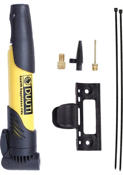 Mini Presta Valf Lastik Şişiricisi Pompa Nozul Adaptörü Sarı (Yurt Dışından)