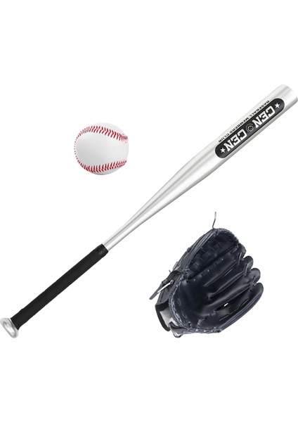 Beyzbol Eldiveni ile Beyzbol Seti ve Kapalı Çocuklar Için Top Oyun Oyunu Siyah Sol Eldiven (Yurt Dışından)