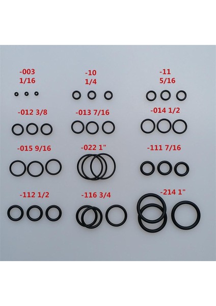 170X Scuba Nıtrox O-Ring Kiti Sualtı Dalış Dişli Onarımı Yedek Değiştirme (Yurt Dışından)