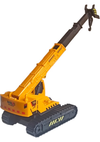 PopŞeker Oyuncak Iş Makinesi Teleskopik Vinç 360 Derece Dönebilen Plastik Hareketli Sürtmeli 28CM. Vinç fiyatları