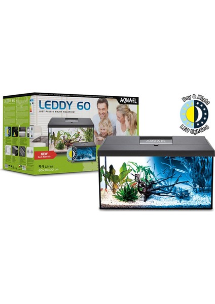 124283 Set Leddy 60XL Black D&n 72