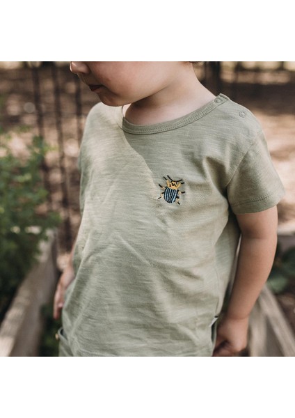 Minik Dostlar Nakışlı Tshirt