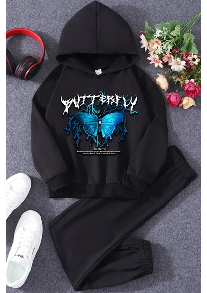 Çocuk Blue Butterfly Eşofman Takımı