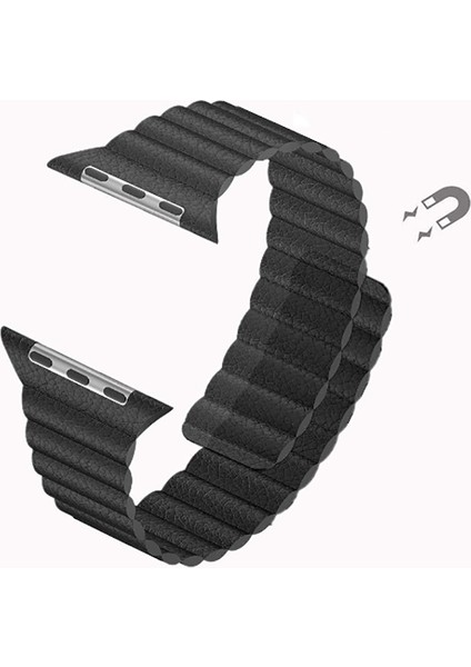 Apple Watch 38MM Krd-09 Mıknatıslı Deri Kordon fırsatları