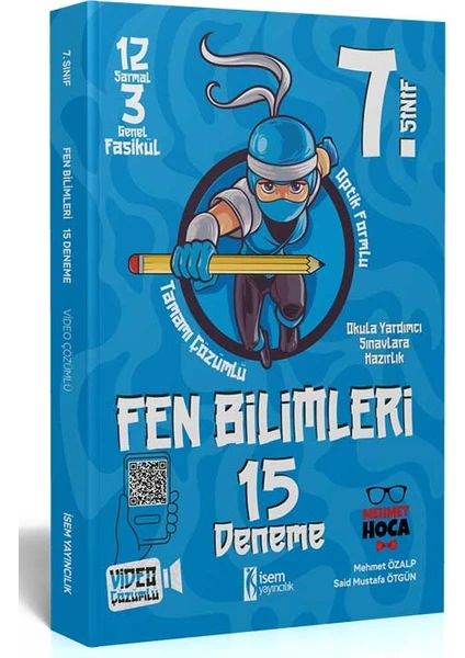 İSEM Yayıncılık 7. Sınıf Fen Bilimleri 15 Deneme