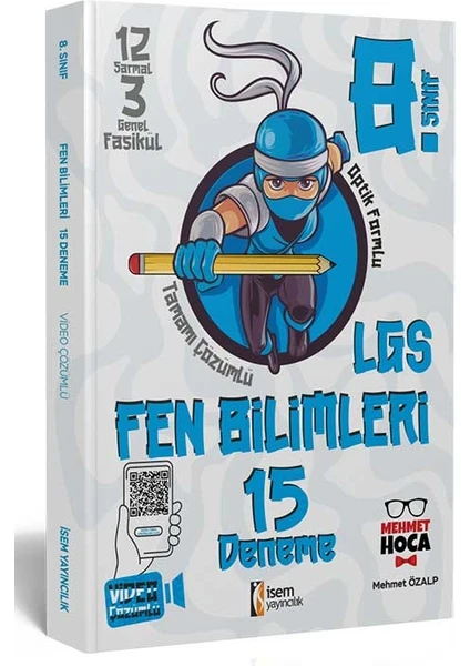 İSEM Yayıncılık 8. Sınıf Fen Bilimleri 15 Deneme