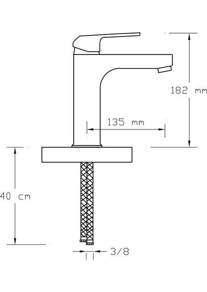 Falcon Mix Lavabo Bataryası 3002